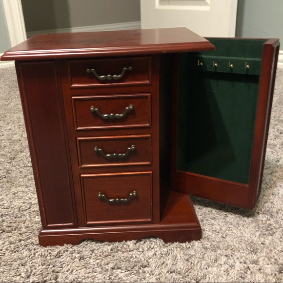 Bombay Accessories Cherry Wood Jewelry Box Poshmark